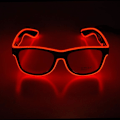Miniatyrbilde 2 av 3: Lys opp EL Wire Neon Rave Briller Glow Blinkende LED Solbriller C
