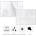 Miniatyrbillede 5 af 5: Mildew Proof Bruseforhæng 180x200cm, Maskinvaskbart Stof Bruseforhæng med 12 Rustfrie Kroge, Boheme-Stil Polyester Bruseforhæng