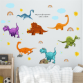 Miniatyrbillede 2 af 5: Dinosaur Cloud Window Dekoration Wandaufkleber