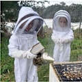 Miniatyrbild 2 av 4: Vit biodlingskläder - Skyddande biodlingskläder för barn -