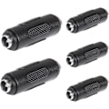 Pikkukuva 1 / 3: 4 kpl DC-virtalähdeadapteria, naaras-naarasliitin, naaras-naarasliitäntä, DC-adapteri 5,5 x 2,1 mm, suora