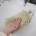Miniatyrbillede 5 af 5: 2 stk. køkkenophængte håndklæder sæt Chenille hånd- og ansigtshåndklæder Ba
