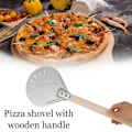Miniatyrbillede 4 af 5: Perforeret pizzaspade 7/8/9 pizzaspade til pizzabrød bagere, 7 tommer 40 cm