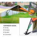 Miniatyrbilde 4 av 5: 15 stk. strammekrok, presenningstrammerkrok elastisk campingstrammere med krok, elastisk stropp for presenninger
