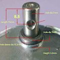 Miniatyrbillede 3 af 4: Elektrisk Mikrobølgeovn Synkronmotor Egnet Til Bordmotor Udskiftning Rund Synkronmotor Drejeskive 4W CW/CCW 220-240V (8-10RPM)