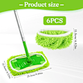 Miniatyrbild 2 av 5: Pieces Återanvändbara Moppdukar för Swiffer Sweeper, Mikrofiber Moppdynor, Återanvändbar Moppdyna, Ersättningsmopp