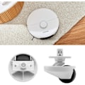 Miniatyrbilde 4 av 5: Forhjul, Lav Støy Forhjul, Forhjul, Dekk, Hjul for Roborock S8/S7/Q7/S6/S5/G20/G10S/G10/T7S/S65/S55 Serie Robotstøvsuger, for Xi