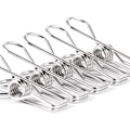 Miniatyrbilde 1 av 4: 28 PCS kraftige multifunksjonelle klesklyper i rustfritt stål