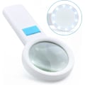 Pikkukuva 1 / 5: 70 mm lukulasin suurennuslasi, 5x suurennuslasi 10 LED-valolla, lasten ja vanhusten suurennuslasi lukemiseen, hyönteisiin, heikkonäköisille, havainnointiin