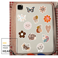 Miniatyrbild 2 av 5: 50 st Boho Estetiska Stickers Minimalistisk Abstrakt Linjekonst Dekor för Vattenflaska