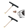 Miniatyrbild 1 av 5: Trampolin fjäderdragare T-krok (2-pack)