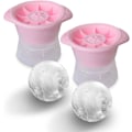 Pikkukuva 1 / 4: Suuret pallomaiset jääpalamuotti 6 cm 2 kpl (Pinkki)