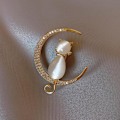 Pikkukuva 4 / 5: Charmi Rhinestone Enamel Crystal Brooch Pin Corsage Naiset Korut, 1 kpl - kissatyyli