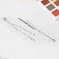 Miniatyrbilde 4 av 5: Mote Sterling Sølv Bling Design Lange Dangle Drop Hypoallerge