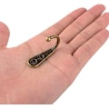 Miniatyrbilde 5 av 5: 10 stk bronse enkel kroker veggkroker klesstativ bronse tone montert
