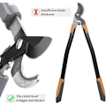 Miniatyrbillede 4 af 5: 50cm Lopper, gearet skæresystem, multi-tykkelse, kan skære tykke grene W