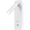 Miniatyrbillede 1 af 5: Væglamper Soveværelse Led Væglampe Indendørs Trappe Væglampe Hovedgærdekontakt/led 3w Cree Cob/korridor Garager Hoteller 360 Graders Rotation Hvid