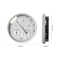 Miniatyrbild 2 av 5: Analog barometer med hygrometertermometer, 3 i 1 väderstation för inomhusbruk