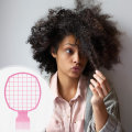Pikkukuva 5 / 5: 3 kappaletta Twist Natural Hair Comb 2 in 1Twist Curl Comb miehille naisille parturi-käyttöön (musta, punainen, vaaleanpunainen)