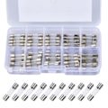 Miniatyrbillede 1 af 5: 100 stk Hurtigblæsende Glassikringer, 5 x 20mm 250V Glasssikringssortiment 0,2A, 0,5A, 1A, 2A, 3A, 5A, 8A, 10A, 15A, 20A, Hurtigblæsende Glasssikringer til Hjemmeapparater