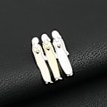 Miniatyrbilde 2 av 5: Tri-Color Håndlaget 3 Søstre Pin Bestevenner Søsterskap Brosje