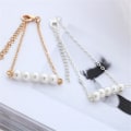 Miniatyrbilde 4 av 4: Gullbitte Tiny Pearl Armbånd | 14K Gullbelagt Ferskvannsdyrk Pearl Armbånd for Kvinner