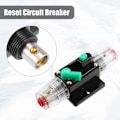 Miniatyrbillede 3 af 5: 2 stk. DC 12V-48V 30A Bil Reset Sikringsholder - Sort og Grøn