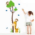 1 set Giraffe Barntillväxt Diagram Höjd Mätning Hem/Barnrum DIY