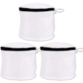 Miniatyrbilde 1 av 5: Vaskemaskin Nett, 3PCS Sylindrisk Vaskeripose med Glidelås for Maskinvask, Gjenbrukbare Vaskesekker for Bluse, Strømper, Undertøy, BH, Linge