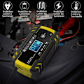 Miniatyrbillede 4 af 5: 8a 12v/24v intelligent bilbatterioplader med LCD-touchskærm (6ah-150ah