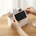 Miniatyrbild 3 av 5: Skrivbordsorganisatör Fjärrkontrollhållare Makeup Caddy Box