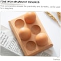 Miniatyrbilde 2 av 4: eggebrett benkeplate fersk eggholder kylling eggholder egg oppbevaringsstativ kjøkken egg display tre eggebrett delikat eggekopp