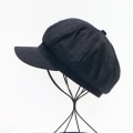 Miniatyrbilde 3 av 5: Bomull vanlig tom Newsboy Cap Hat, 1 stk - svart