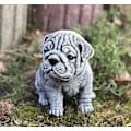 Pikkukuva 2 / 5: Stone and Style Bulldog -patsas, pakkasenkestävä ja säänkestävä - Massiivinen kivi 14*10*16CM