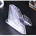 Miniatyrbilde 3 av 3: 20 stk. myntholder-displaystativ, mini gjennomsiktig akrylstativ, akrylstativholdere, plaststativer, for medaljer, displaymynter, lommeur