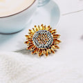 Miniatyrbild 5 av 5: Smycken för kvinnor solros brosch pin för kvinnor mode