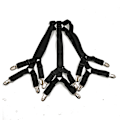 Pikkukuva 3 / 5: Metal Adjustable Crisscross Bed Fitted Sheet Straps Suspenders Gr
