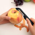 Miniatyrbillede 4 af 5: Rustfrit stål køkken frugtskraber sort skræller