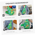 Miniatyrbillede 4 af 5: Børnetasker Lille Justerbar Mavebælte Taske Håndtaske Crossbody Piger Børn Skuldertasker Taljetaske Mode Pung Blå Nylon