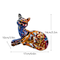 Miniatyrbilde 5 av 5: 1 stk Moderne Harpiks Fargerik Katt Tegninger Kreativ Skulptur
