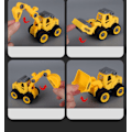 Miniatyrbild 2 av 3: Mutter Demontering Lastning Lossning Teknik Lastbil Grävmaskin Bul