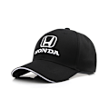 Miniatyrbillede 1 af 4: Honda Team Racing Visor Broderet Baseball Cap Bil Cap-Sort