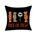 Miniatyrbilde 3 av 5: Set med 4 høstgresskar dekorative putetrekk Sofa putetrekk for Halloween Thanksgiving Day Fall Harvest Hjemmedekorasjon, Myk bomull