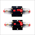 Pikkukuva 2 / 5: 12-24V DC 80A Auton Audio Virtakatkaisin Sulakepesällä