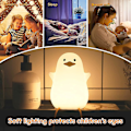 Miniatyrbillede 4 af 5: Led natlys, silikone and natlys med timer, Led natlys