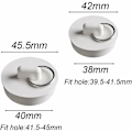 Miniatyrbillede 3 af 5: 6 stk. hvidt gummi af type A + hvidt gummi af type B + hvidt gummi af type C + hvidt gummi af type D + hvidt gummi af type E + hvidt gummibadekarprop af type F