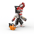 Miniatyrbild 1 av 5: Chainsaw Man Figur Byggblockssats, Actionfigurer Modell,