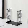 Miniatyrbillede 3 af 5: 1 par bogstøtter bogstander kontor skrivebord magasin arrangør