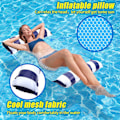 Miniatyrbilde 2 av 4: Voksen Pool Float 2 deler, Oppblåsbar Pool Madrass, Oppblåsbar Pool Hengekøye, Pool Nett Madrass, Pool Hengekøye, Oppblåsbare Floater og Madrasser