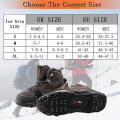 Miniatyrbilde 4 av 4: Walk Traction Cleat for Walking on Snow and Ice (1 Pair) Black